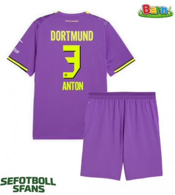 Borussia Dortmund Waldemar Anton #3 Tredjeställ Barn 2026-27 Kortärmad (+ Korta byxor)